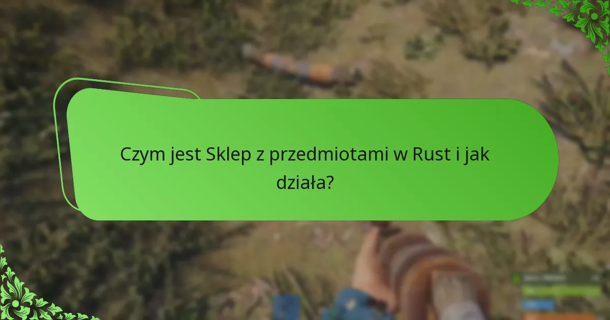 Jakie darmowe przedmioty są obecnie dostępne w Sklepie z przedmiotami w Rust?